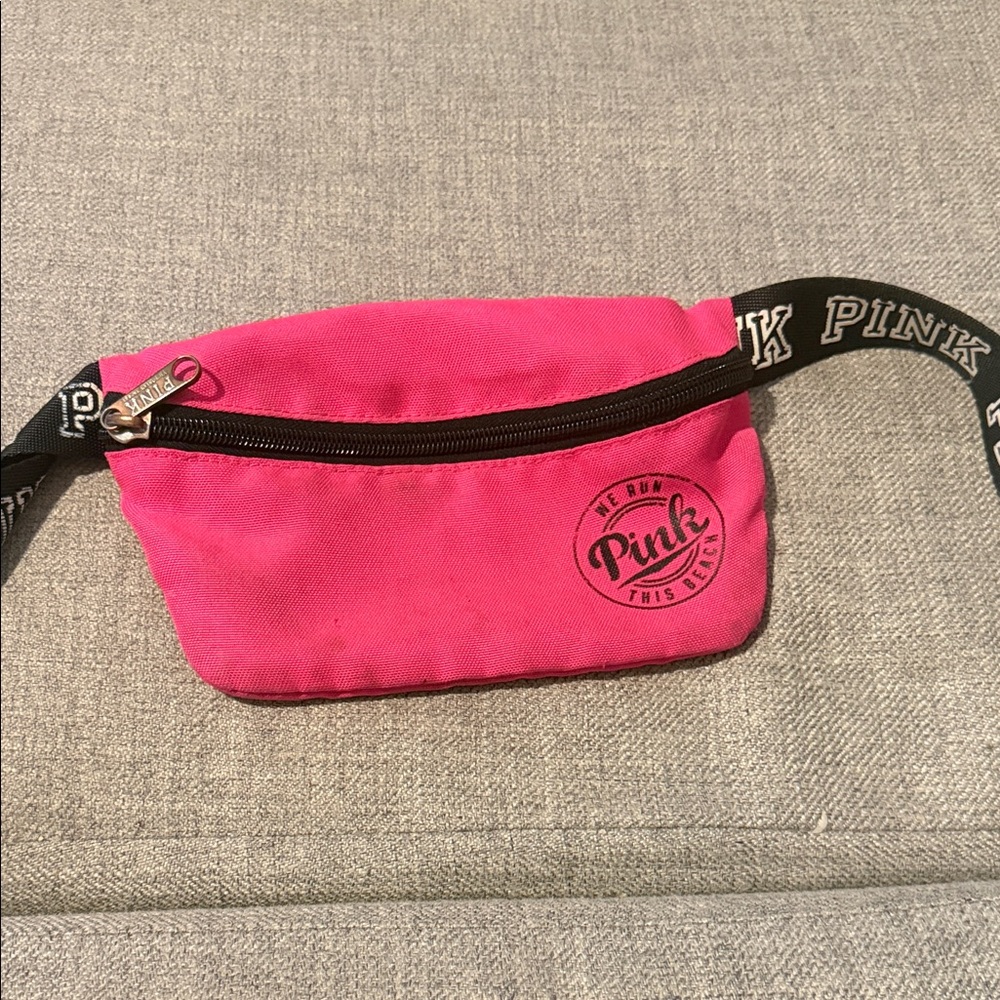PINK Victoria's Secret Hot Pink Waist Bag